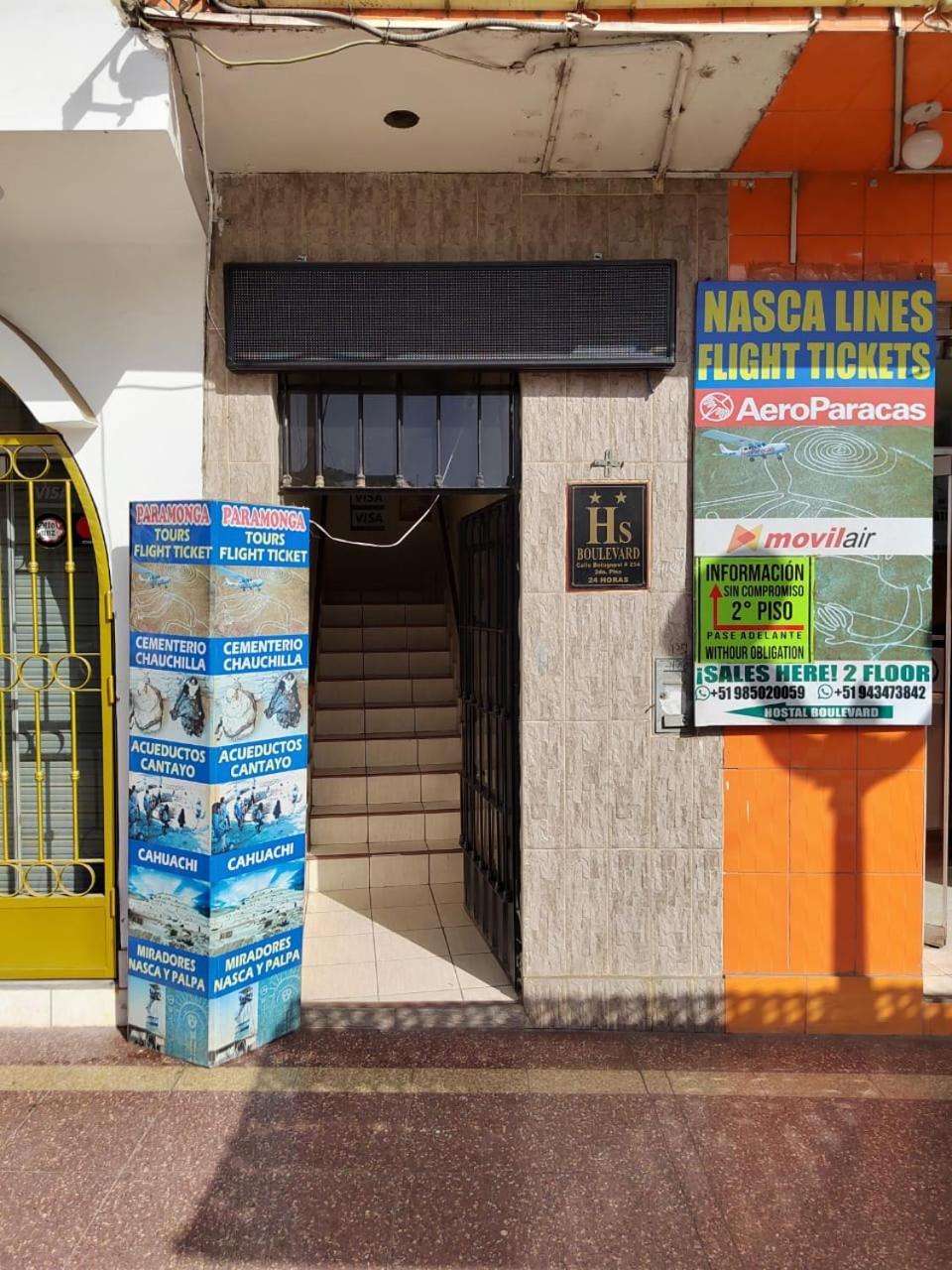 Hostal Boulevard Nazca Exterior foto